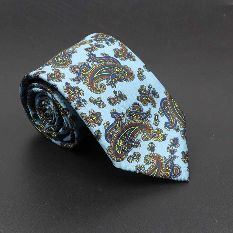 Super Soft Bohemian Silk Ties Men's Fashion Necktie | Orazek UK Ltd