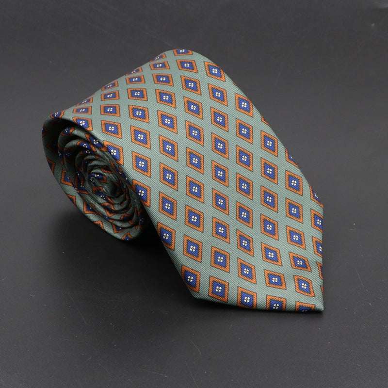 Super Soft Bohemian Silk Ties Men's Fashion Necktie | Orazek UK Ltd