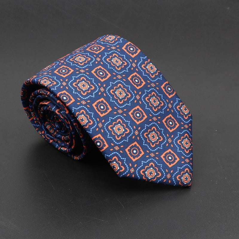 Super Soft Bohemian Silk Ties Men's Fashion Necktie | Orazek UK Ltd
