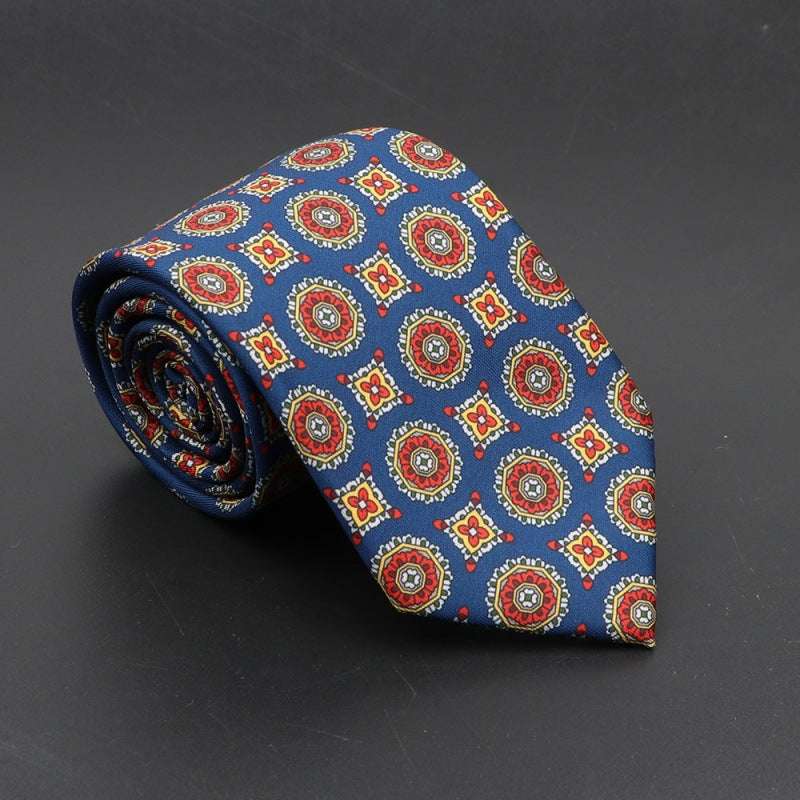 Super Soft Bohemian Silk Ties Men's Fashion Necktie | Orazek UK Ltd