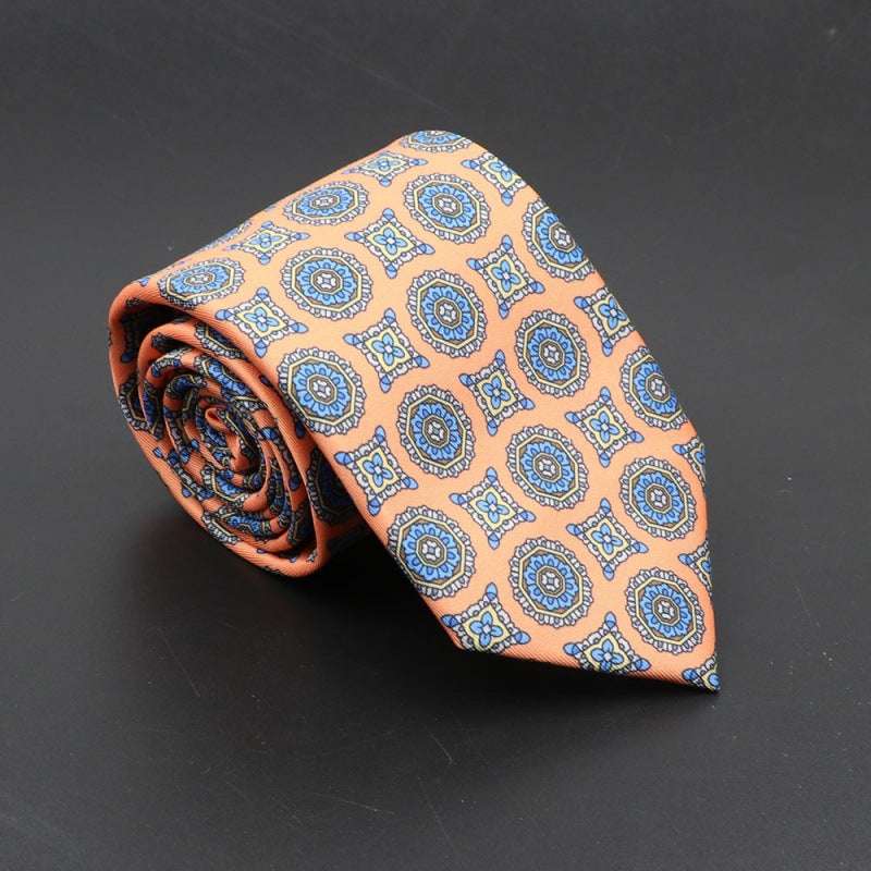 Super Soft Bohemian Silk Ties Men's Fashion Necktie | Orazek UK Ltd