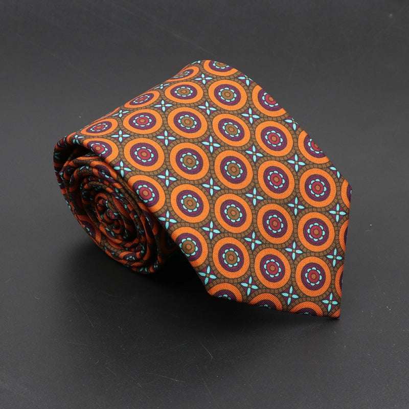 Super Soft Bohemian Silk Ties Men's Fashion Necktie | Orazek UK Ltd