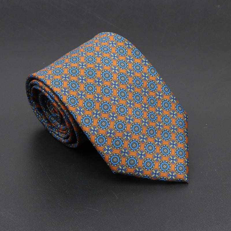 Super Soft Bohemian Silk Ties Men's Fashion Necktie | Orazek UK Ltd