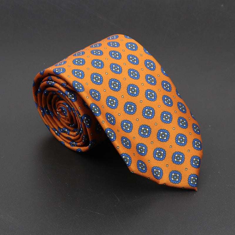 Super Soft Bohemian Silk Ties Men's Fashion Necktie | Orazek UK Ltd