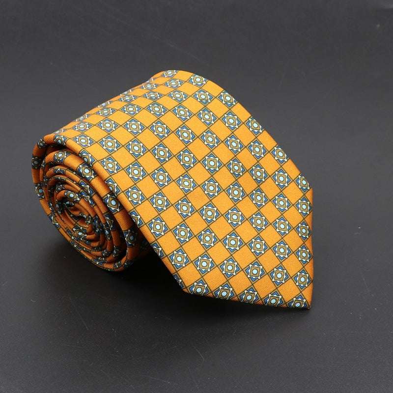 Super Soft Bohemian Silk Ties Men's Fashion Necktie | Orazek UK Ltd