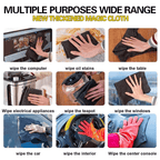 Thickened Magic Cleaning Cloth Microfiber Surface Instant Polishing Household Cleaning Cloth For Glass Windows Mirrors Car Kitchen Gadgets | Orazek UK Ltd