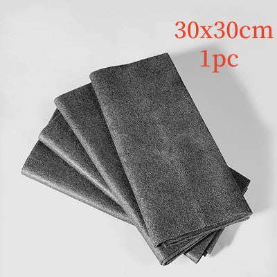 Thickened Magic Cleaning Cloth Microfiber Surface Instant Polishing Household Cleaning Cloth For Glass Windows Mirrors Car Kitchen Gadgets Orazek UK Ltd