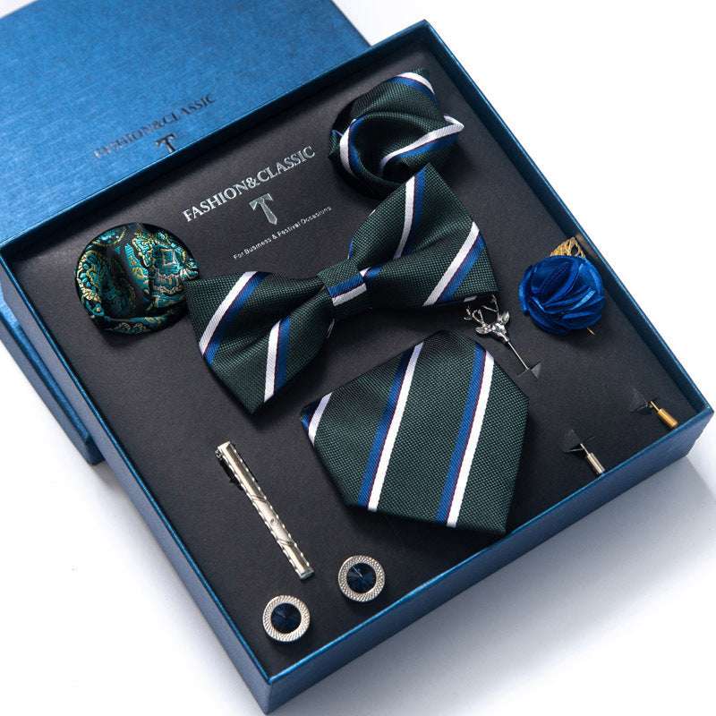 Tie 8-piece Set Formal Suit Men | Orazek UK Ltd