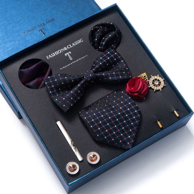 Tie 8-piece Set Formal Suit Men | Orazek UK Ltd