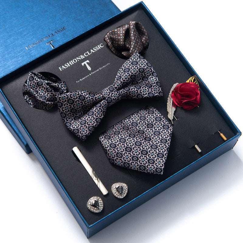 Tie 8-piece Set Formal Suit Men | Orazek UK Ltd