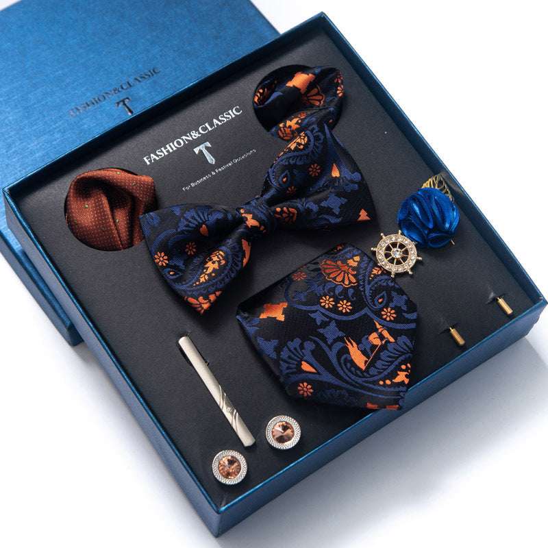 Tie 8-piece Set Formal Suit Men | Orazek UK Ltd