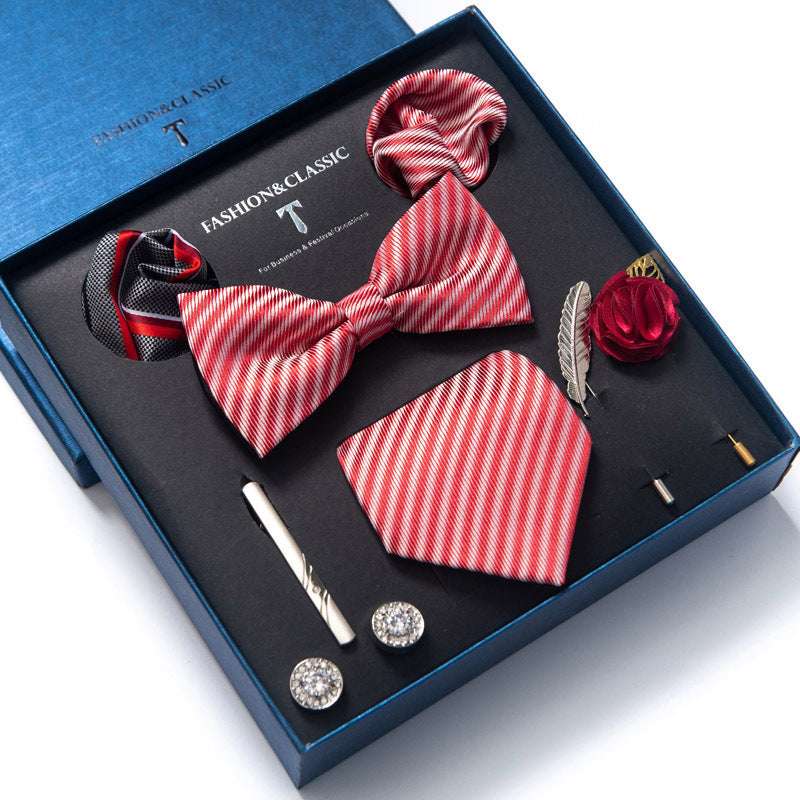 Tie 8-piece Set Formal Suit Men | Orazek UK Ltd