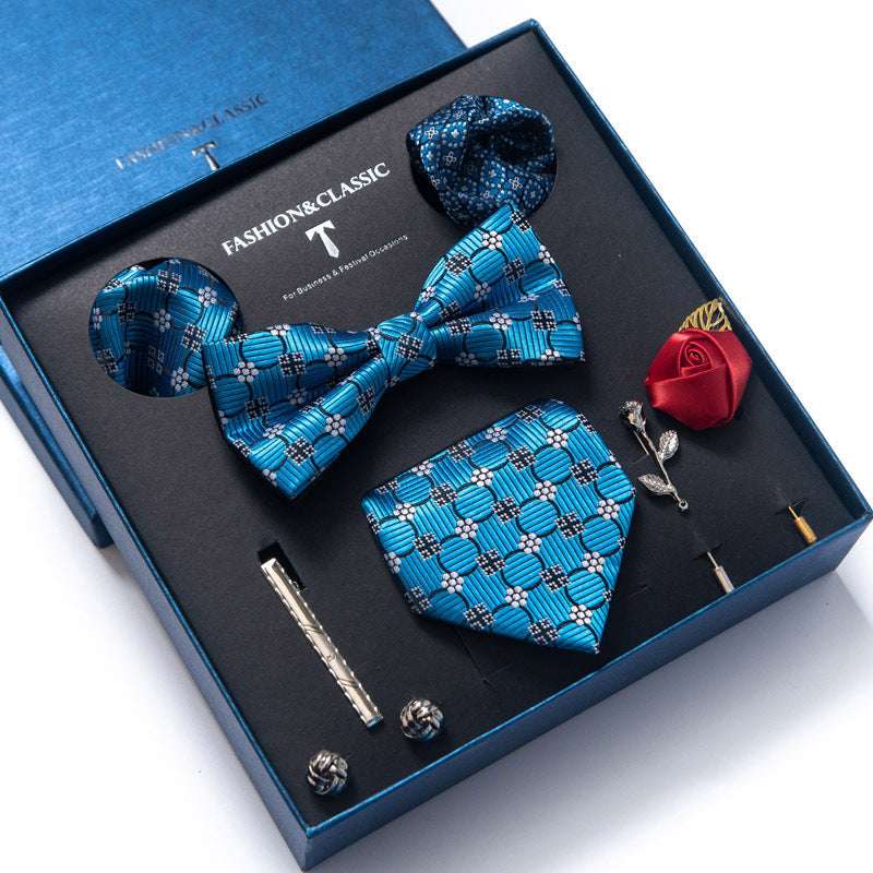 Tie 8-piece Set Formal Suit Men | Orazek UK Ltd