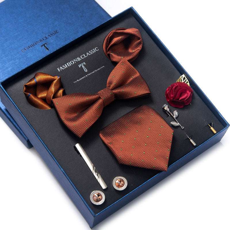 Tie 8-piece Set Formal Suit Men | Orazek UK Ltd