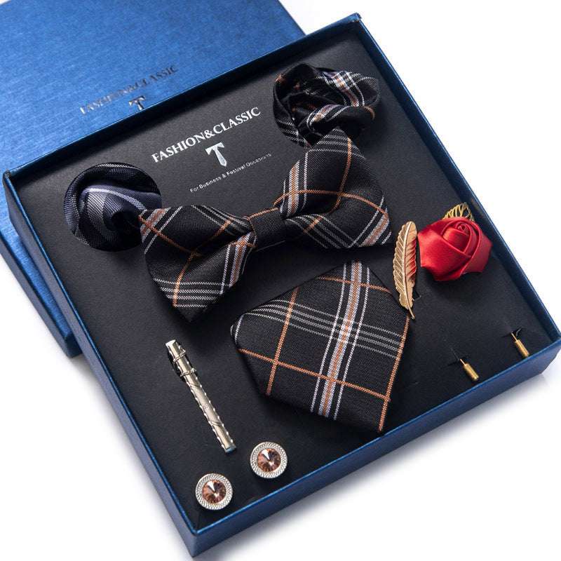 Tie 8-piece Set Formal Suit Men | Orazek UK Ltd