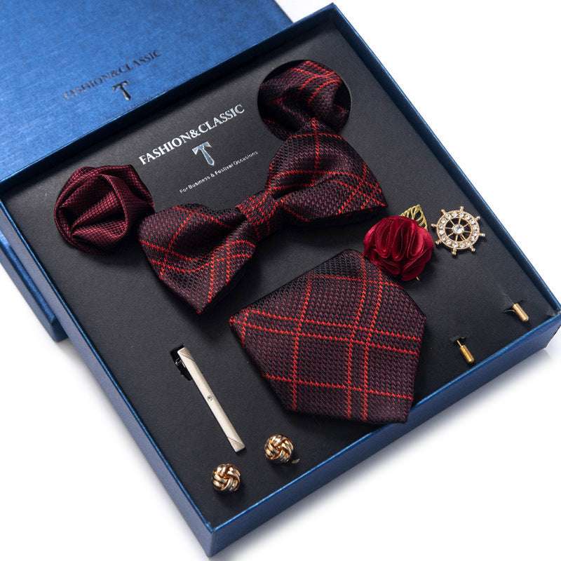 Tie 8-piece Set Formal Suit Men | Orazek UK Ltd