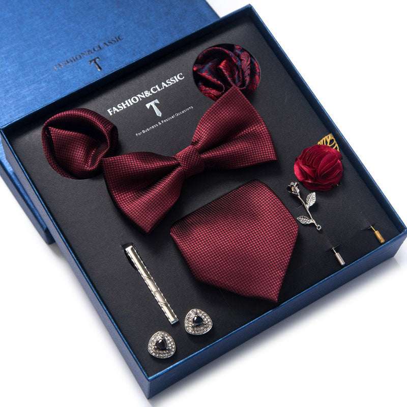 Tie 8-piece Set Formal Suit Men | Orazek UK Ltd