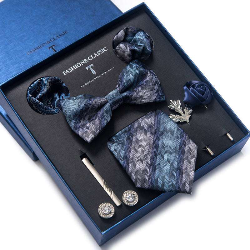 Tie 8-piece Set Formal Suit Men | Orazek UK Ltd