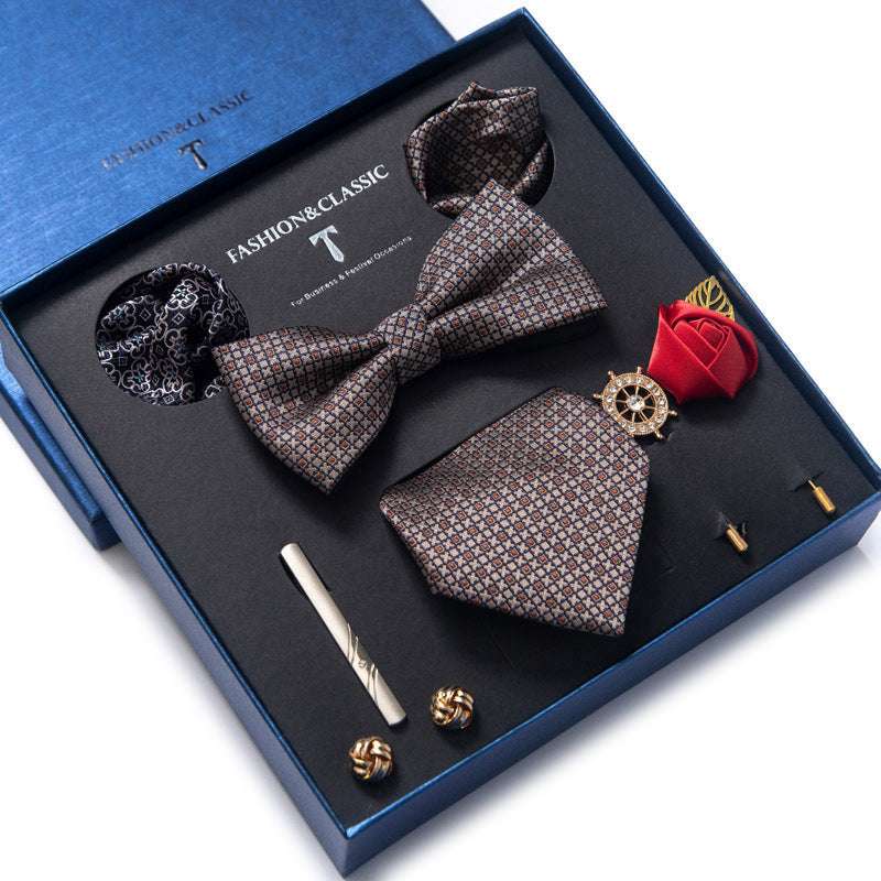 Tie 8-piece Set Formal Suit Men | Orazek UK Ltd