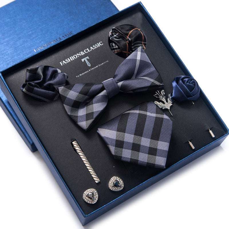 Tie 8-piece Set Formal Suit Men | Orazek UK Ltd