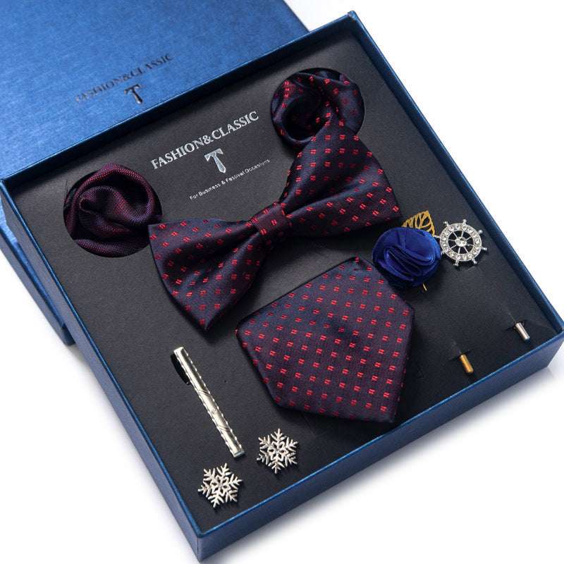 Tie 8-piece Set Formal Suit Men | Orazek UK Ltd
