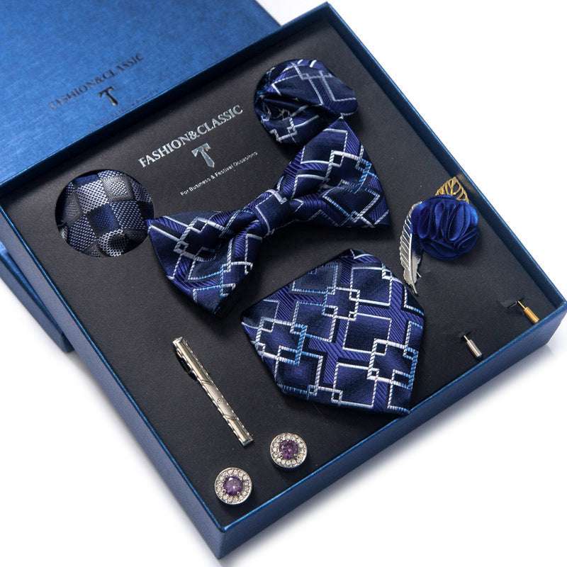 Tie 8-piece Set Formal Suit Men | Orazek UK Ltd