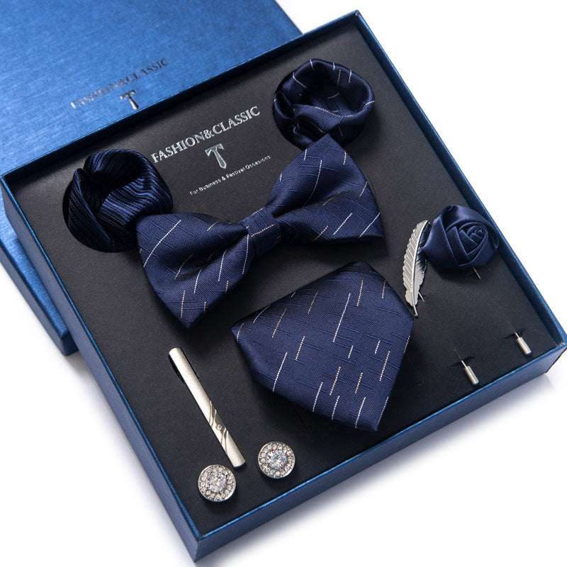 Tie 8-piece Set Formal Suit Men | Orazek UK Ltd