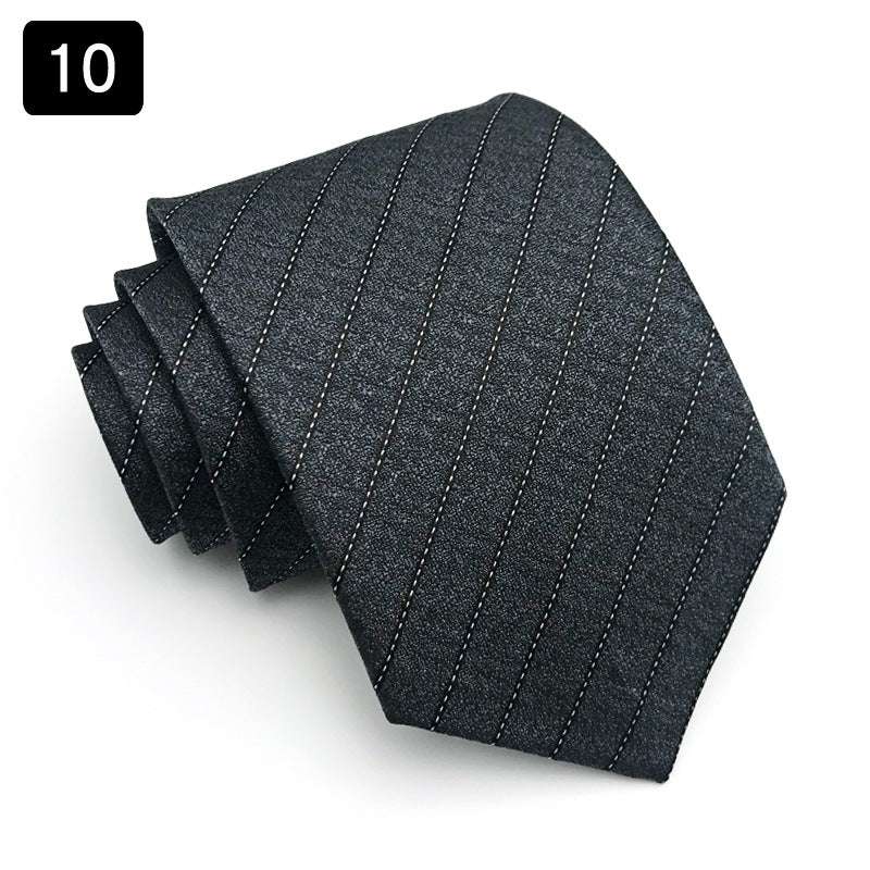 Tie Men's Formal Wear Business Stripes Business Shirt | Orazek UK Ltd