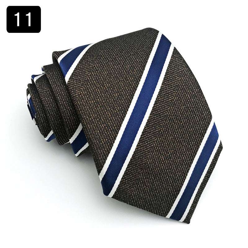 Tie Men's Formal Wear Business Stripes Business Shirt | Orazek UK Ltd