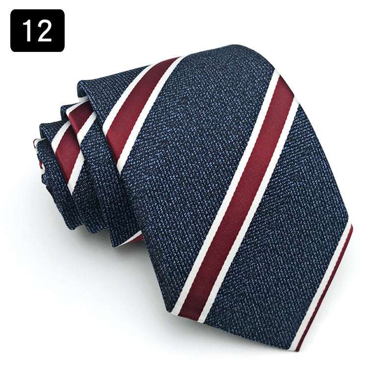 Tie Men's Formal Wear Business Stripes Business Shirt | Orazek UK Ltd