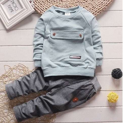Toddler Baby Clothes Children Suit 0-3 Years Old Suit Pants Children's Sportswear Boys Girls Children's Clothing Brand | Orazek UK Ltd