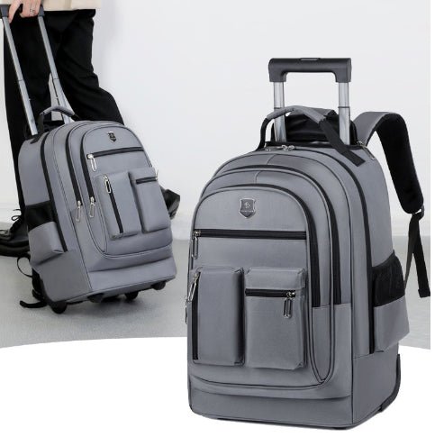 Trolley Backpack Ultra-light Trolley Bag Large Capacity Single-directional Wheel | Orazek UK Ltd