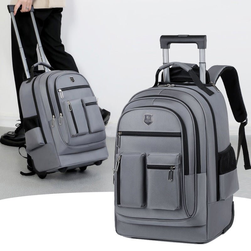 Trolley Backpack Ultra-light Trolley Bag Large Capacity Single-directional Wheel | Orazek UK Ltd