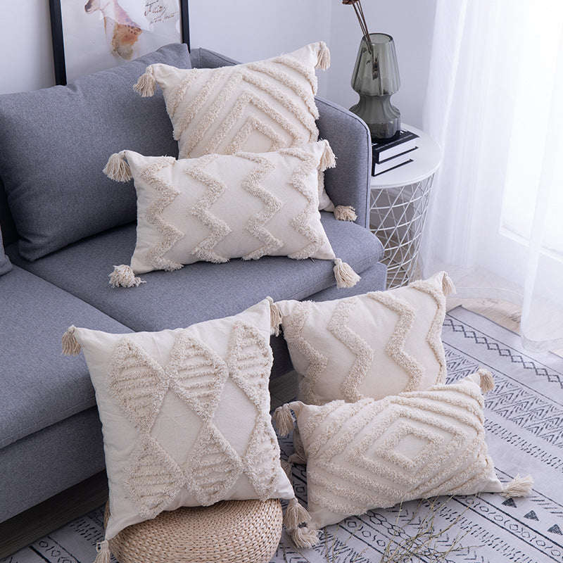 Tufted pillow cushion cover Orazek UK Ltd