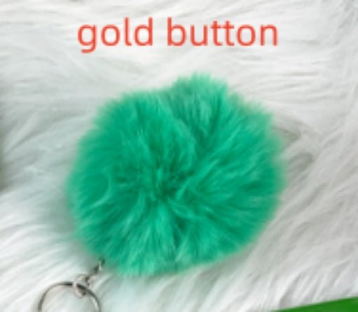 Twenty Colors Fluffy Fur Pom Pom Keychain Soft Faux Fur-like Ball Car Keyring Key Holder Women Bag | Orazek UK Ltd
