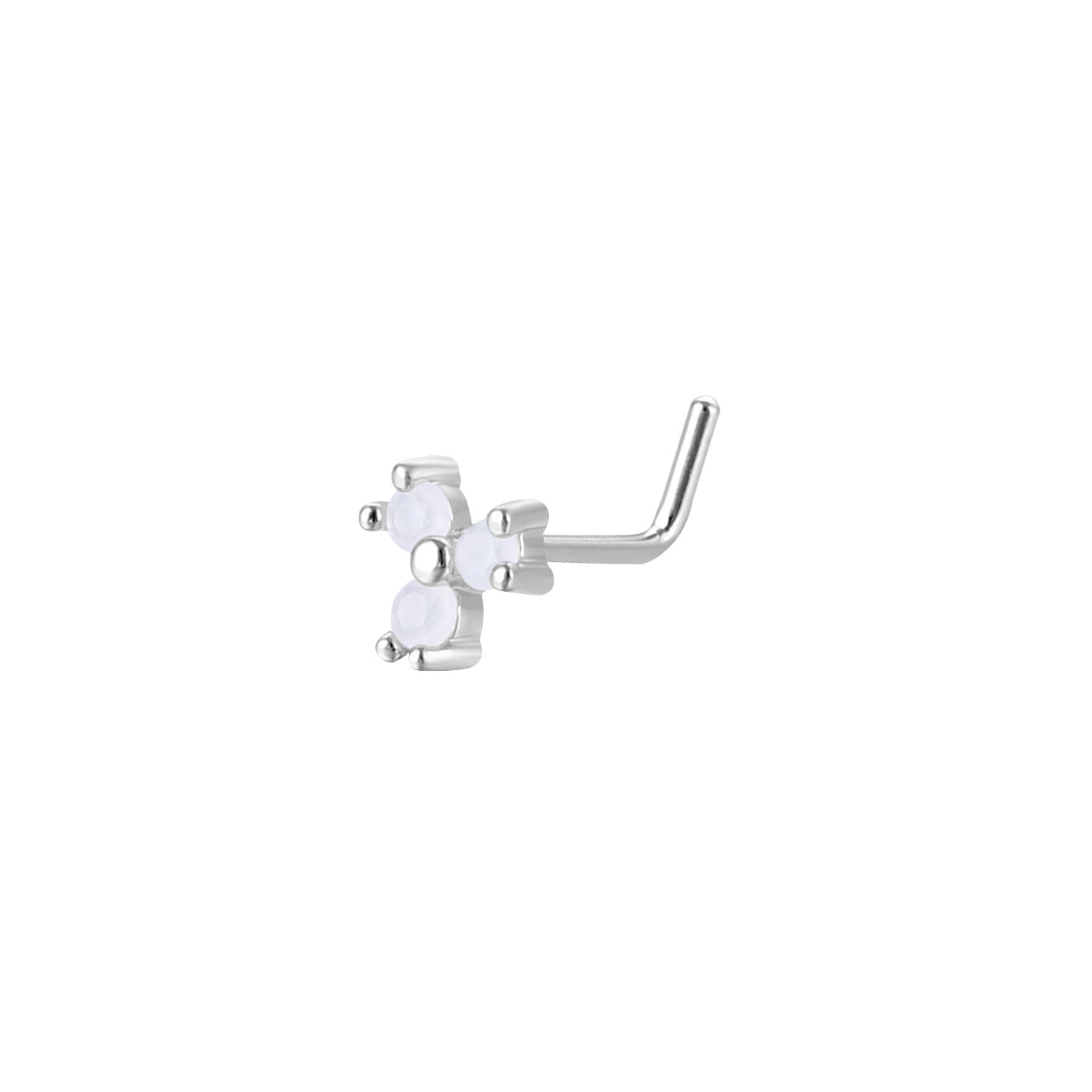 Unisex Stainless Steel Inlay Zircon Puncture Nose Ring Orazek UK Ltd