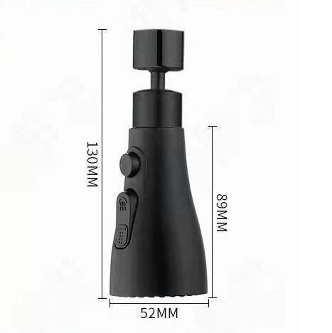 Universal Pressurized Faucet Sprayer Anti-splash 360 Degree Rotating Water Tap Three Stall Water Saving Faucet Nozzle Adapter | Orazek UK Ltd