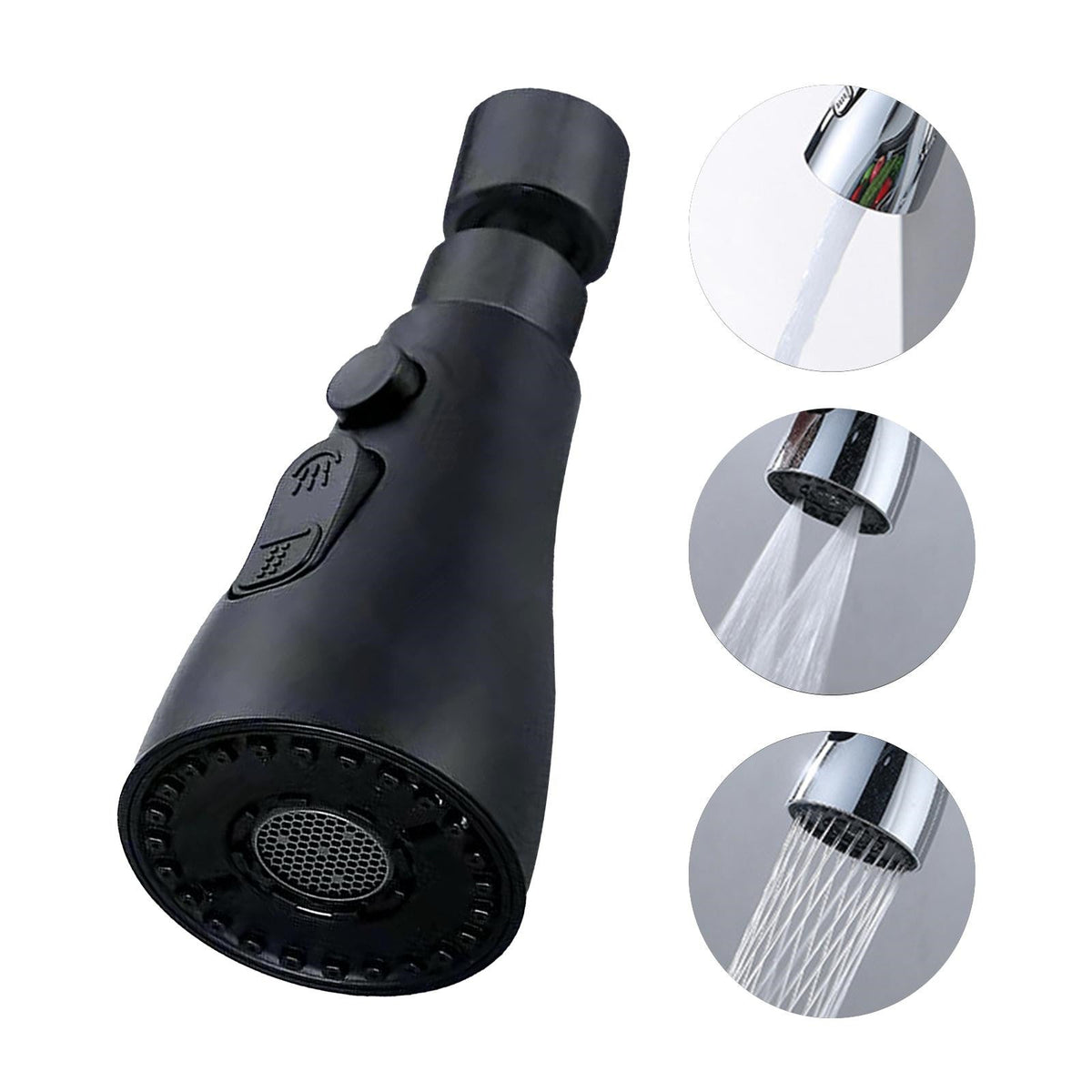 Universal Pressurized Faucet Sprayer Anti-splash 360 Degree Rotating Water Tap Three Stall Water Saving Faucet Nozzle Adapter | Orazek UK Ltd