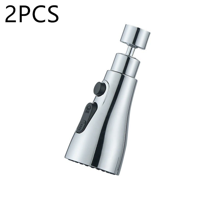 Universal Pressurized Faucet Sprayer Anti-splash 360 Degree Rotating Water Tap Three Stall Water Saving Faucet Nozzle Adapter | Orazek UK Ltd