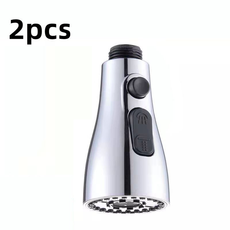 Universal Pressurized Faucet Sprayer Anti-splash 360 Degree Rotating Water Tap Three Stall Water Saving Faucet Nozzle Adapter | Orazek UK Ltd