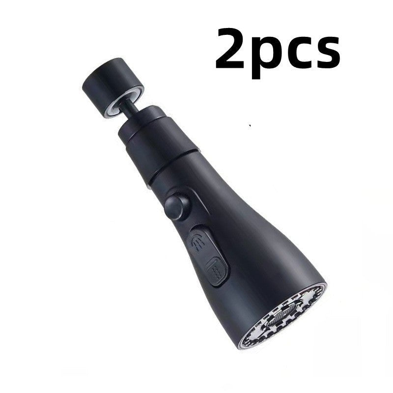 Universal Pressurized Faucet Sprayer Anti-splash 360 Degree Rotating Water Tap Three Stall Water Saving Faucet Nozzle Adapter | Orazek UK Ltd