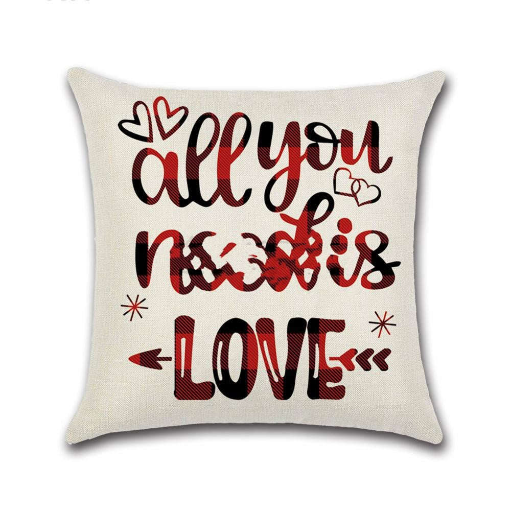 Valentines Day red pillowcase cushion cover Orazek UK Ltd