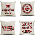 Valentines Day red pillowcase cushion cover Orazek UK Ltd