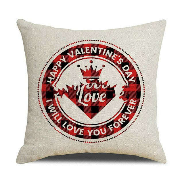 Valentines Day red pillowcase cushion cover Orazek UK Ltd
