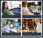 Video Conference 4 Inch Fill Light Computer Live Photography Light LED Selfie Light USB Powered Round Camera Lamp Dimmable LED Ring Light With Phone Holder | Orazek UK Ltd