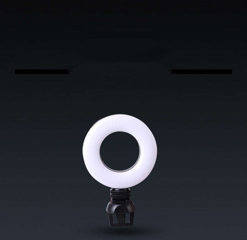 Video Conference 4 Inch Fill Light Computer Live Photography Light LED Selfie Light USB Powered Round Camera Lamp Dimmable LED Ring Light With Phone Holder | Orazek UK Ltd