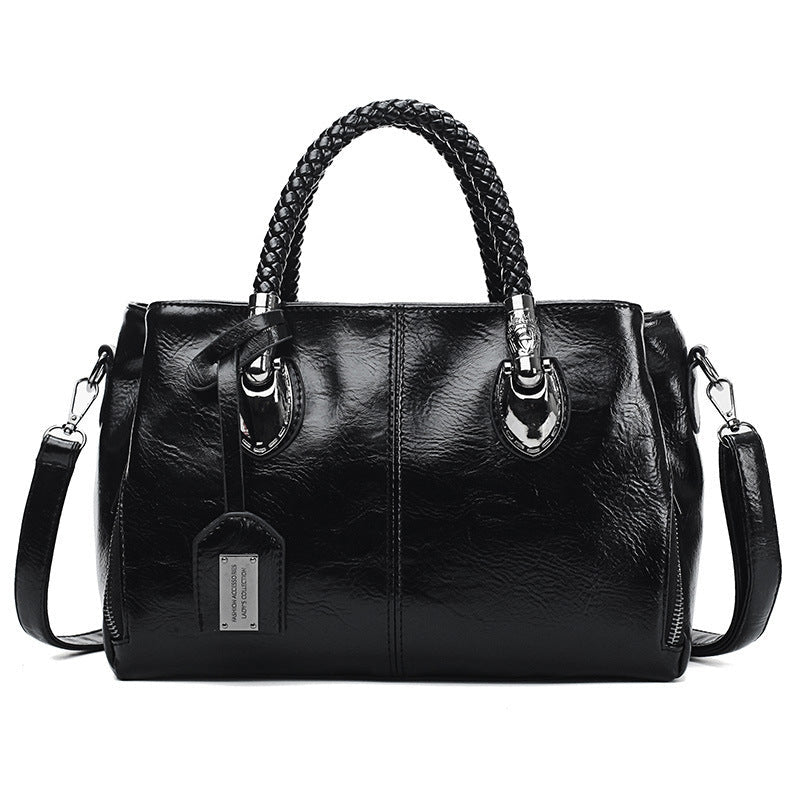 Vintage Oil Wax leather luxury handbags Women Bags | Orazek UK Ltd