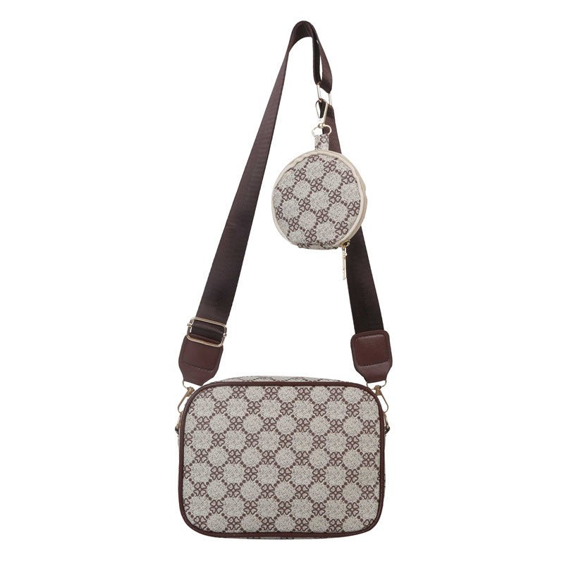 Vintage Pattern Crossbody Bags For Women Shoulder Shell Bag Trend Small Purse And Handbag Luxury Designer Female Square Bag Women's Bag | Orazek UK Ltd