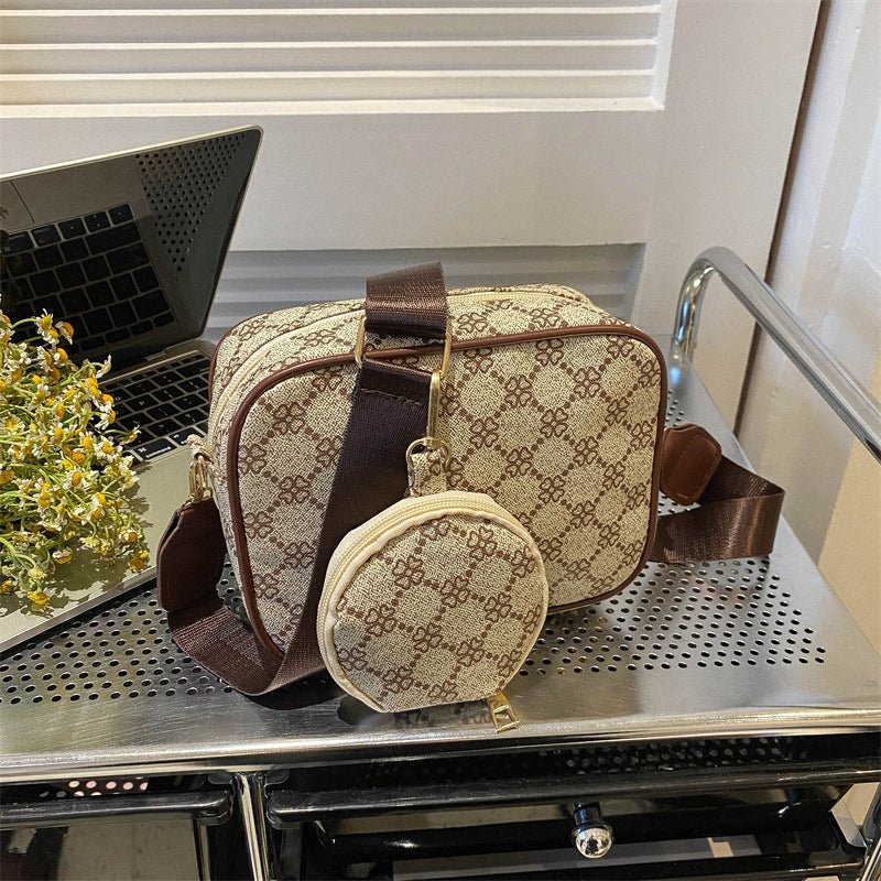 Vintage Pattern Crossbody Bags For Women Shoulder Shell Bag Trend Small Purse And Handbag Luxury Designer Female Square Bag Women's Bag | Orazek UK Ltd