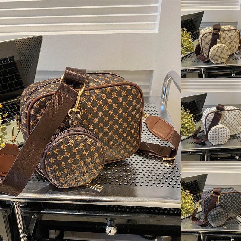 Vintage Pattern Crossbody Bags For Women Shoulder Shell Bag Trend Small Purse And Handbag Luxury Designer Female Square Bag Women's Bag | Orazek UK Ltd